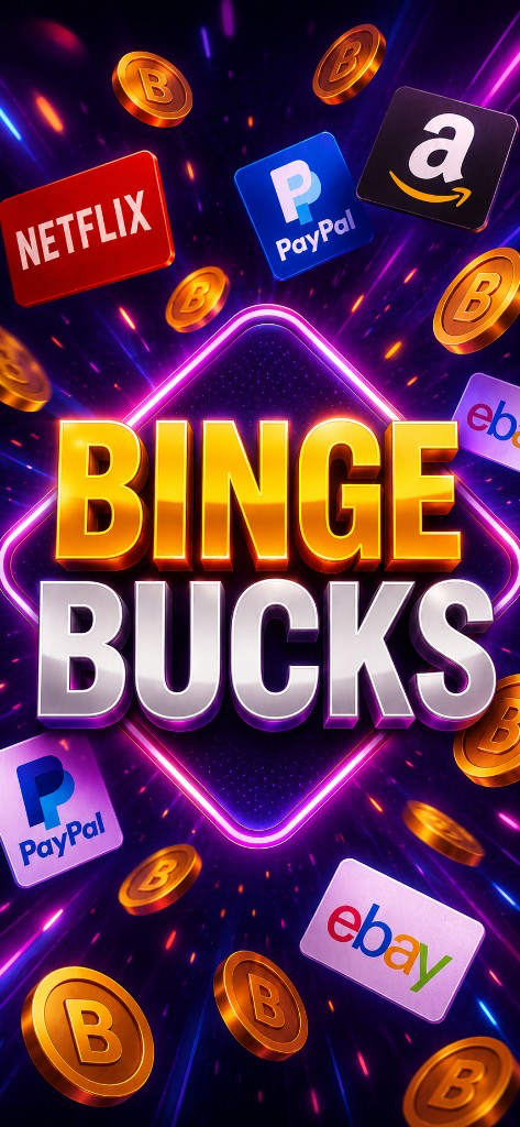 BingeBucks splash screen